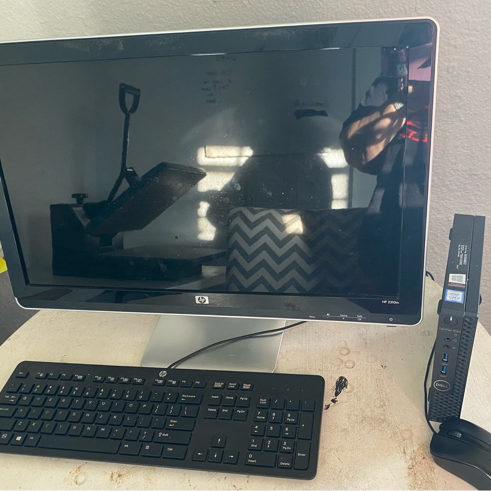 HP All-in-One Desktop Computer with Keyboard and mouse